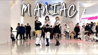 哔哔机震碎南京！GET不到VIVIZ这首仙曲的有难了！！MANIAC高质量还原翻跳路演，一些性感又可爱的女孩子们
