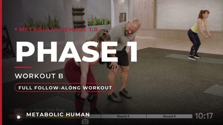 15-MIN Fat Burn Workout for Women 女性全身燃脂跟练 | Metabolic Female 1.0 - Phase 1 Workout B