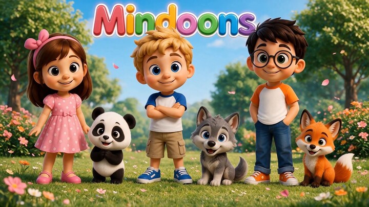 MINDOONS | Eva, Nico & Tomas and their cute animal friends