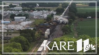 Train derails in Big Lake