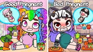 Good Pregnant VS Bad Pregnant | Sad Story | Avatar World | Pazu Games