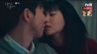 KIM TAERI KISSES NAM JOOHYUK IN TWENTY FIVE TWENTY ONE EP 12