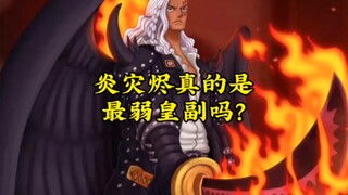 四皇大妈最想得到的男人，亲手把索隆送到死神面前，炎灾烬真的是最弱皇副？