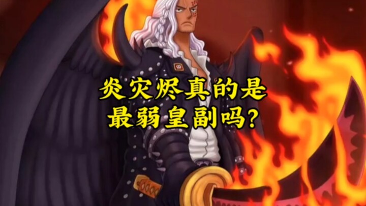 四皇大妈最想得到的男人，亲手把索隆送到死神面前，炎灾烬真的是最弱皇副？
