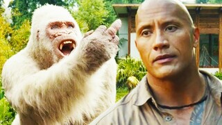 The Rock Is Being Abused By A Gorilla...