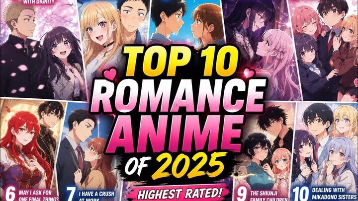 Top 10 Highest Rated Anime of 2025