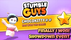 Stumble Guys : Finally I won Showdown Event 🤎😺🏆