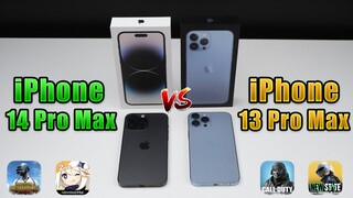 iPhone 14 Pro vs 13 Pro Max (Speed Test) PUBG Mobile, Genshin Impact, CODM, Apex Legends, New State