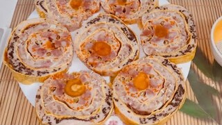 Cách Làm Chả Hoa Trứng Muối Cho Ngày Tết  ||Chả Hoa Ngũ Sắc ||Giò Lụa Ngũ Sắc ||hvmd  || Tập 151