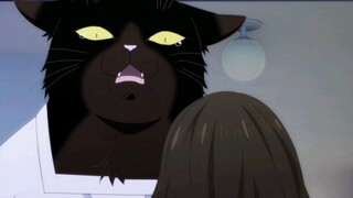 "Thinking that the owner had hanged herself, the cat hugged her and cried bitterly~"