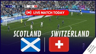 🔴 EURO 2024 LIVE: Scotland  vs Switzerland Match LIVE videogame simulation