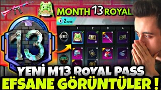 YENİ M13 ROYAL PASS EFSANE GÖRÜNTÜLER !! M13 RP 1-50 ÖDÜLLERİ !! M13 ROYAL PASS PUBG MOBİLE