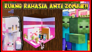 BANGUN RUANG RAHASIA MINI UNTUK BERTAHAN DARI ZOMBIE !! Feat @sapipurba @FannyTjandra Minecraft