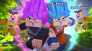 SAIYAJIN VS ARCOSIANO NA NOVA DRAGON BALL 𝗡𝗢 MINECRAFT POCKET EDITION !! ‹ Ine ›