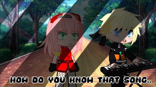 {🦊🌸}How do you know that song...? || NaruSaku || Naruto || Gacha Club {🦊🌸}