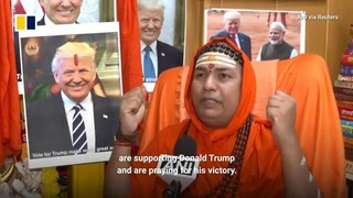 Hindu priests pray for Trump and Harris ahead of US presidential election