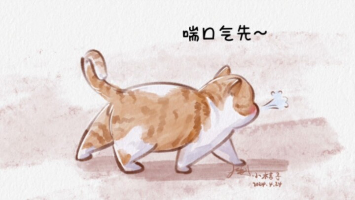 Meow: Just flail around a bit—I need to catch my breath first!