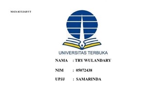 Tugas 1 - Algoritma&Pemrograman (TryWulandary-050724383)