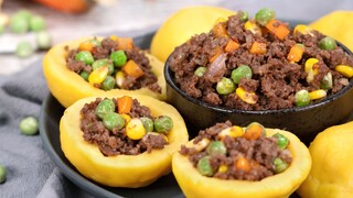 Steamed cornbread, four pieces for one yuan! Pair it with meat and you won't even need a bowl.