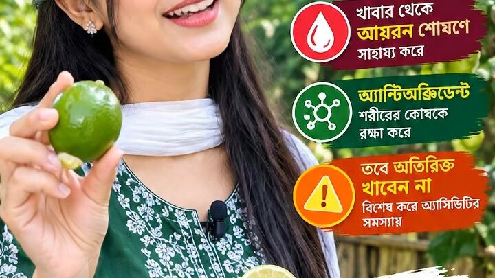 লেবুতে রয়েছে প্রচুর ভিটামি |
