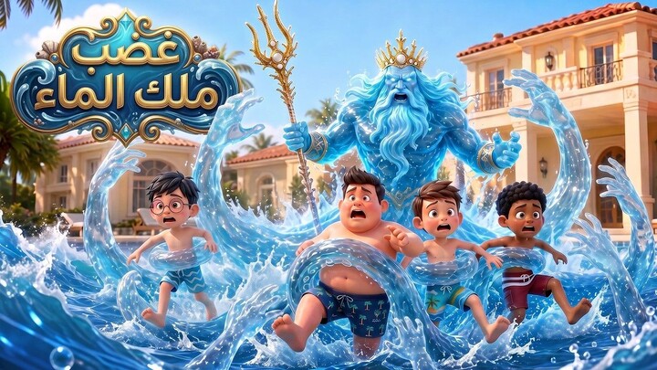 قصة غضب ملك الماء - قصة تربوية للأطفال عن المحافظة على الماء | The Anger of the Water King