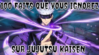 100 SECRETS QUE VOUS IGNOREZ FORCÉMENT SUR JUJUTSU KAISEN - SANS SPOIL