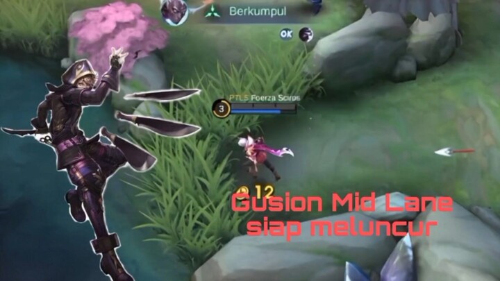 Gak dikasih Jungler, Saatnya bermain mid lane❗