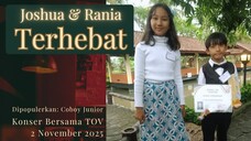 Joshua & Rania Duet menyanyikan lagu Terhebat dari Coboy Junior