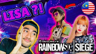 LISA BLACKPINK dalam Rainbow Six Siege guys! | Rainbow Six Siege (MALAYSIA) RezZaDude