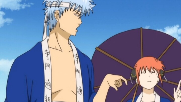 Sự tương tác giữa Gintoki và Kagura thật đáng yêu