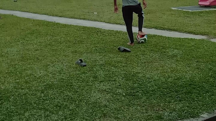Malaysian children are playing football. Watch this video. Very interesting.