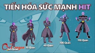 Quá trình tiến hóa sức mạnh của Hit