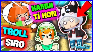 KAMUI BIẾN THÀNH TÍ HON THỬ LÒNG SIRO VÀ CÁI KẾT..*THỬ THÁCH 1 NGÀY TROLL HERO TEAM TRONG MINI WORLD