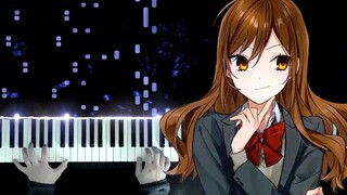 Horimiya OP - "Iro Kousui (色香水)" (piano)