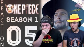 SOS Bros React - One Piece (Netflix) Season 1 Episode 5 - Eat at Baratie!