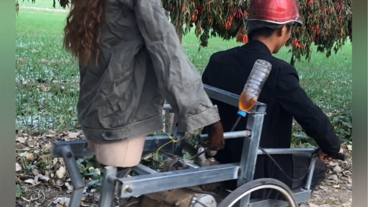 Old man's wheelchair