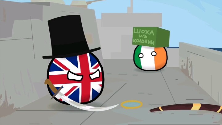Polandball - Ketika Inggris menemukan kapal Prancis