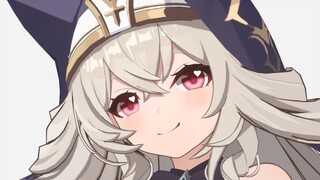 【blender】3D rendering 2D model-cute little nun~