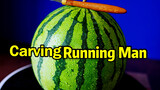 [DIY]Ukiran figur di semangka <Running Man> oleh koki Tiongkok