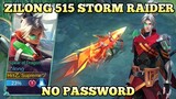 Script Skin Zilong 515 Storm Raider Full Effects | No Password - Mobile Legends