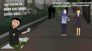 ANIMASI AZAB PENGEMIS CACAT PALSU !!