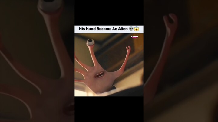 His hand become an alien 👽 ||#shorts #kdrama #parasyte #parasytethegrey #trending