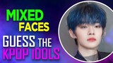 [KPOP GAME] CAN YOU GUESS THE KPOP IDOLS BY MIXED FACE #1