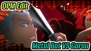 Metal Bat VS Garou | One Punch Man