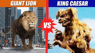 Giant Lion vs King Caesar | SPORE