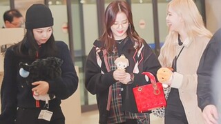 【BLACKPINK】三人结束雅加达活动，韩国机场抵达