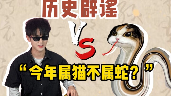蛇年变猫年？辟谣：“今年属猫不属蛇”？