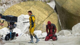 On the set of "Deadpool 3": The idiot was beaten to his knees and needed his wife to hold him
