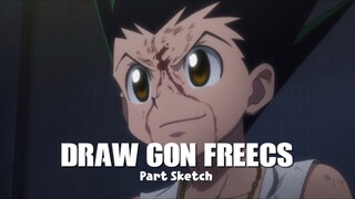 Draw GON FREECS Dari Hunter x hunter