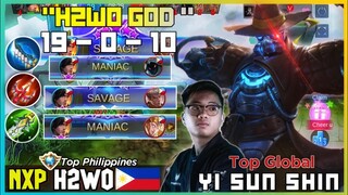 Double Maniac + Savage, H2wo YSS Unkillable 19 Kills | Top PH Yi Sun Shin